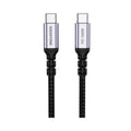 GIGASTONE 100W 5A Type-C to C 4K USB3.2編織傳輸線｜適用 iPhone17/iPad/三星/筆電/華為/Type-C 裝置/平板快充充電線