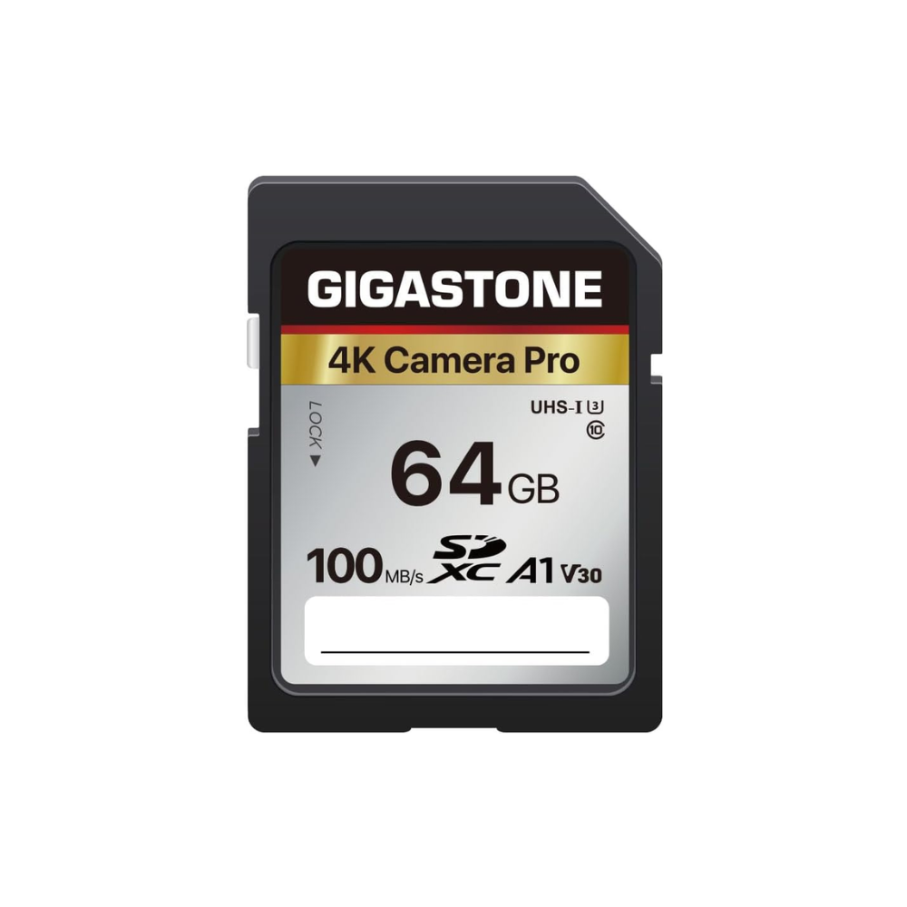 GIGASTONE 4K Camera Pro Series SD Memory Card | A1 V30 SDXC